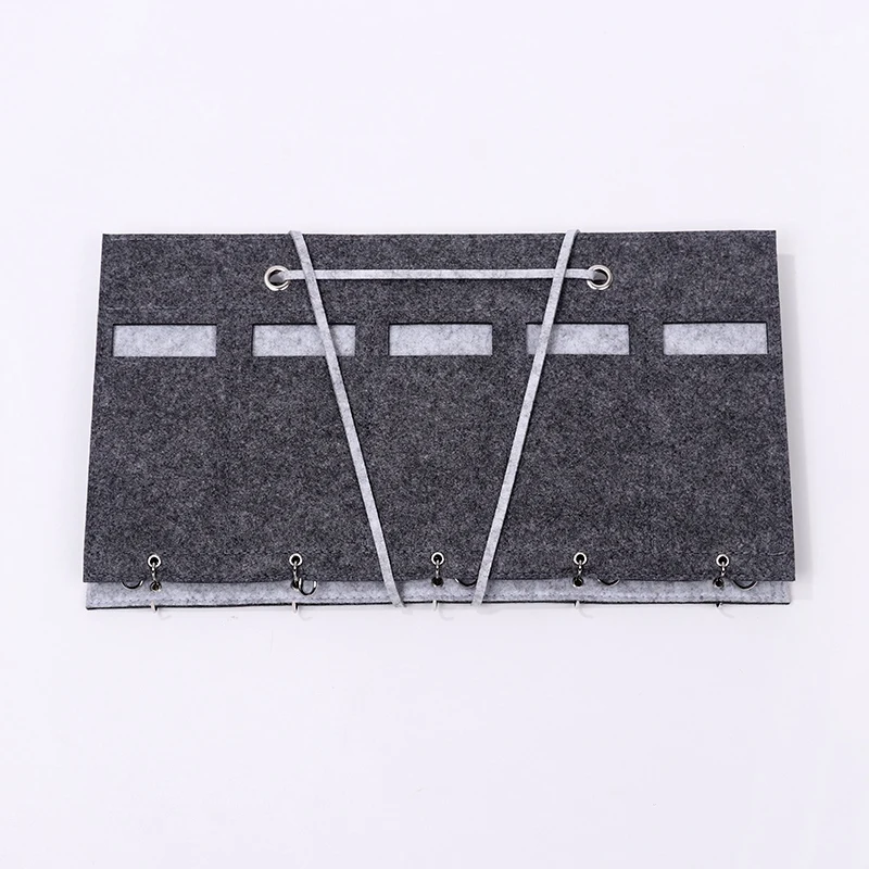 2Pcs Felt Glasses Jewelry Organizer Sunglasses Organizer Storage Hanging Bag Sunglasses Eyeglasses Display Show Holder Eyewear H
