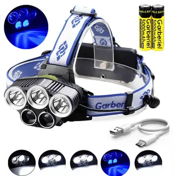 

High Light Headlamp 5 Lights Car Emergency Inspection Light Work Light Auto Repair Light Searchlight Clearance Ship US