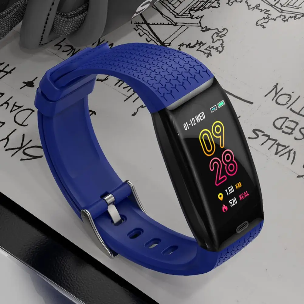 S2 умный Браслет Bluetooth 4,0 фитнес-тренажер высокая яркость цветной экран Смарт-Браслет спортивный водонепроницаемый смарт-браслет сердце