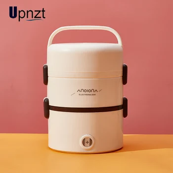 

Thermal Heating Electric Lunch Box Mini Rice Cooker 3 Layers Portable Food Steamer Cooking Container Meal Lunchbox Warmer