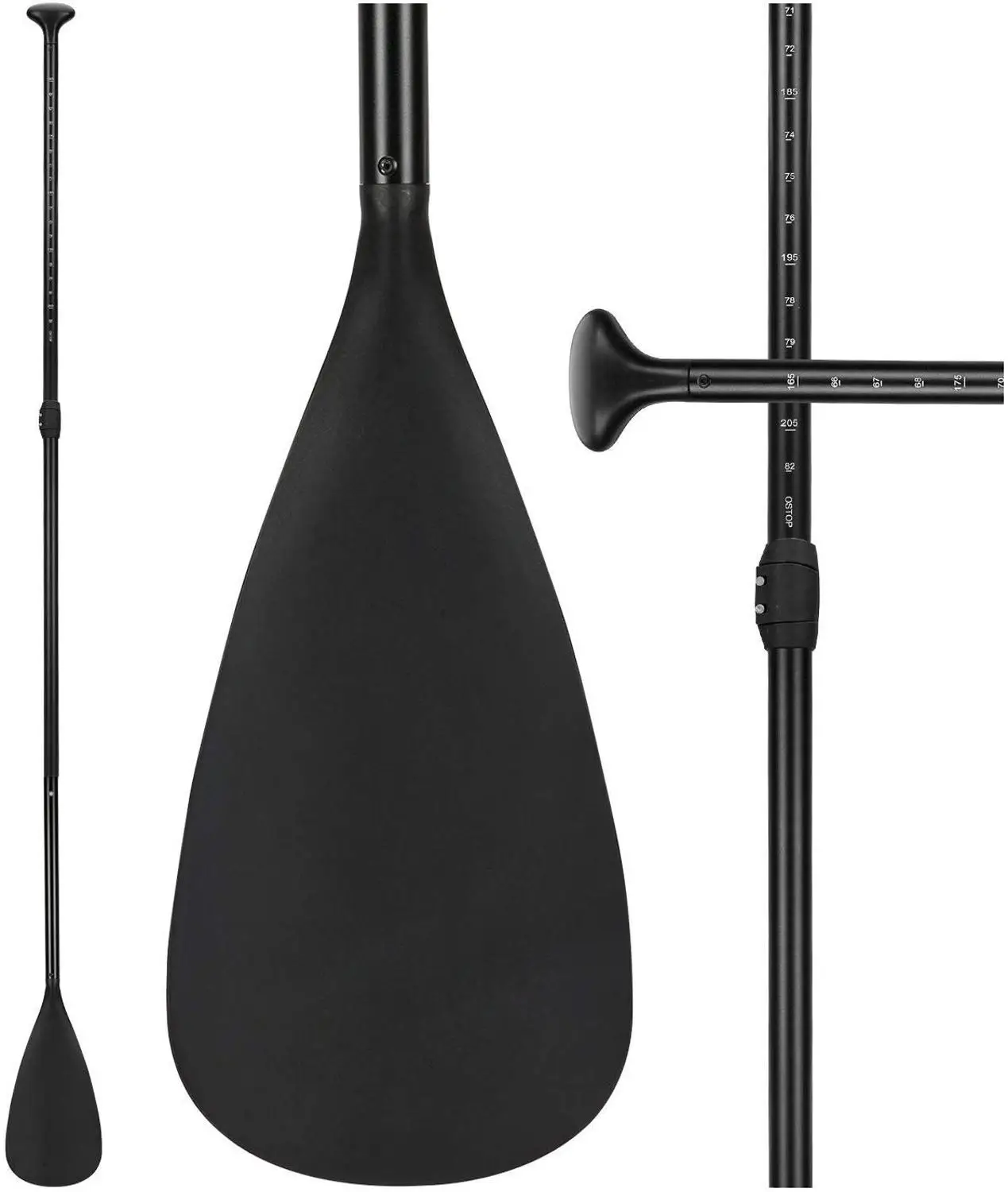 

WHITBYS SUP Paddle Adjustable 3 Piece Stand-Up Paddles Floating Portable Paddle Board Accessories