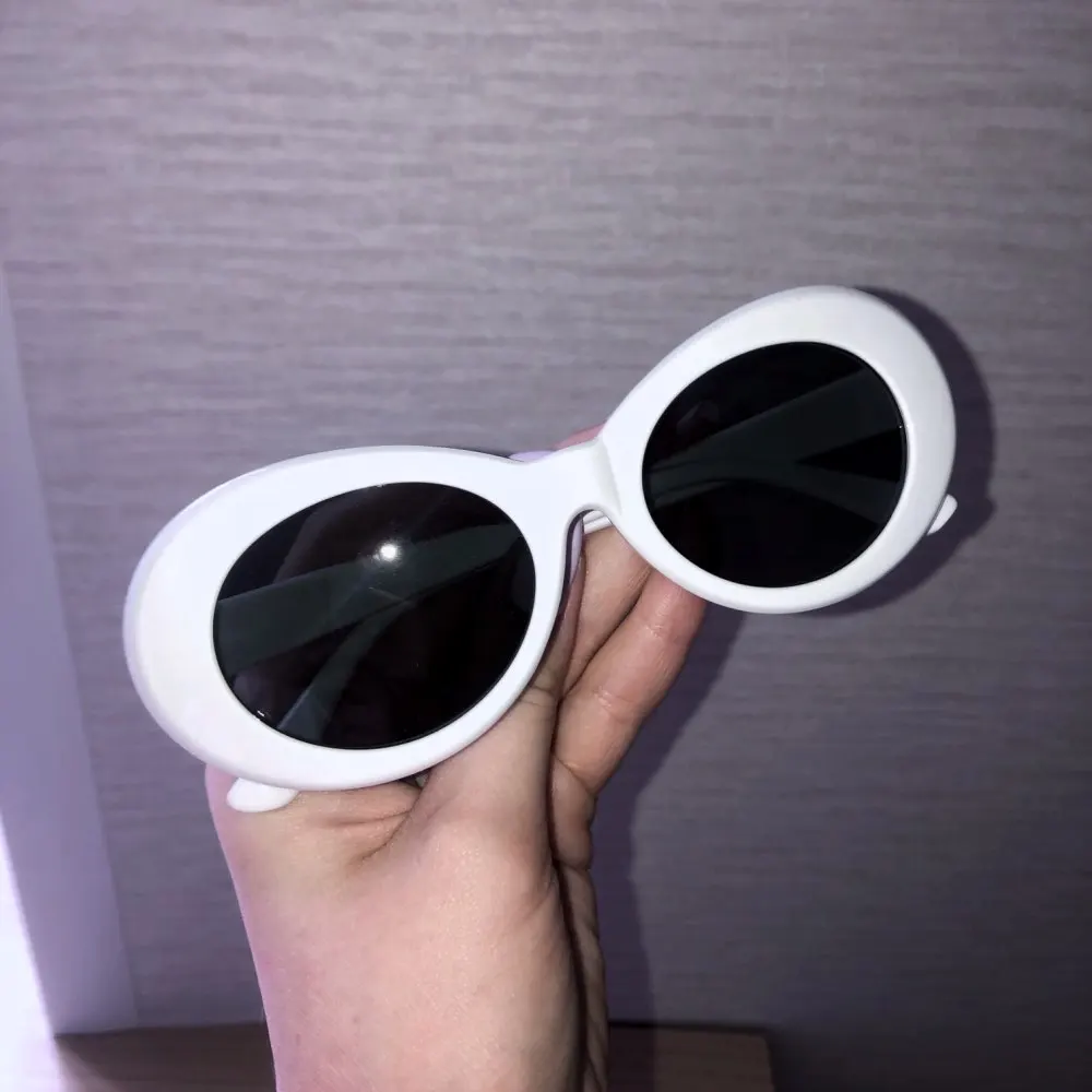 2021 goggle очки в стиле Курта Кобейна Овальные Солнцезащитные дамские Модные Горячая