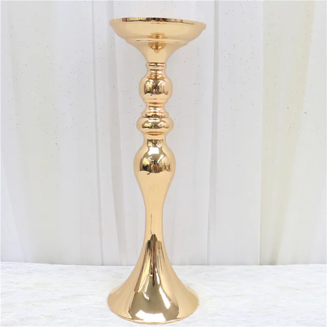32cm gold 30 см DIY Зеленый лист растений суккулент Пион цветок шар домашний стол центральный Декор Искусственный цветок свадебный букет подсвечник - Цвет: 32cm gold
