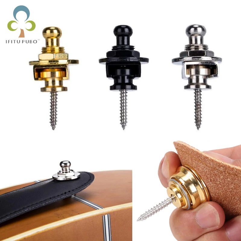 

2/4/8 pcs Guitar Strap Button Lock Straplocks Guitar Buckle Skidproof for all Acoustic Electric Bass Guitar Strap ZXH