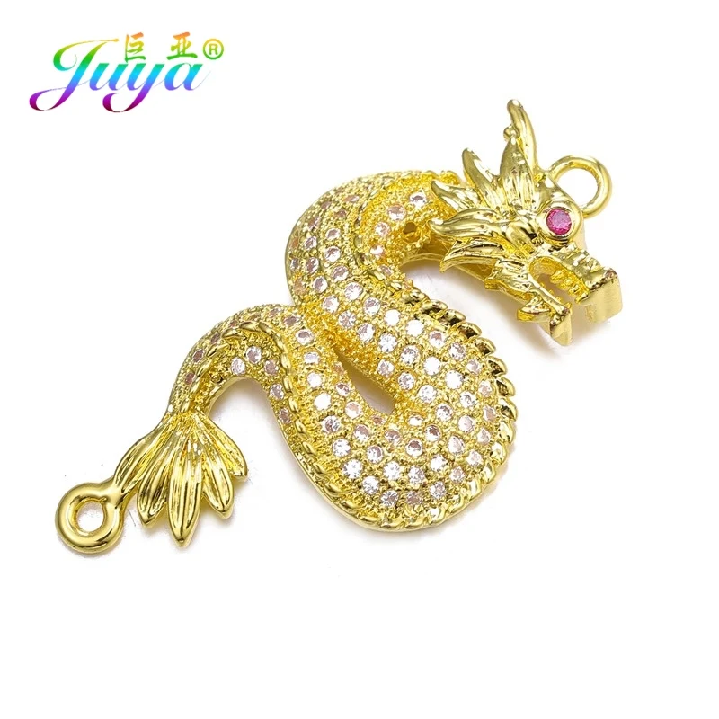 Gold Juya DIY материал для бижутерии медь микро проложить Циркон Крылья Ангела листья с отверстиями для крепления подвески для ручной работы браслет серьги изготовление - Окраска металла: Gold