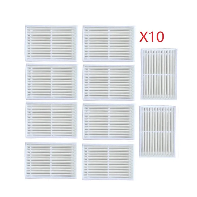 

10pcs/lot Robot Vacuum Cleaner Parts HEPA Filter for Panda X600 pet Kitfort KT504 Robotic