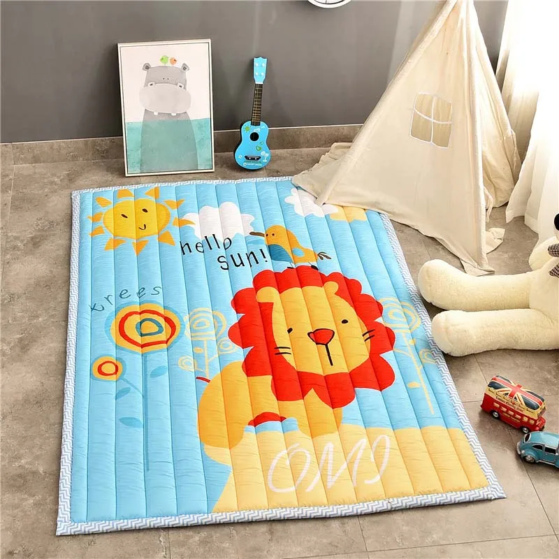 Детский коврик, игровой коврик, Детский ковер, детский игровой коврик, 140X195X3 см, машинная стирка, коврики для гостиной, противоскользящая спальня, 55X76 дюймов - Цвет: 26