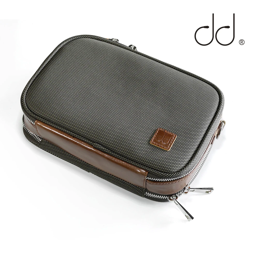 DD ddHiFi C 2020 Brown Customized HiFi Carrying Case for Audiophiles Storage Bag for DAP DAC and Headphone Protective Case