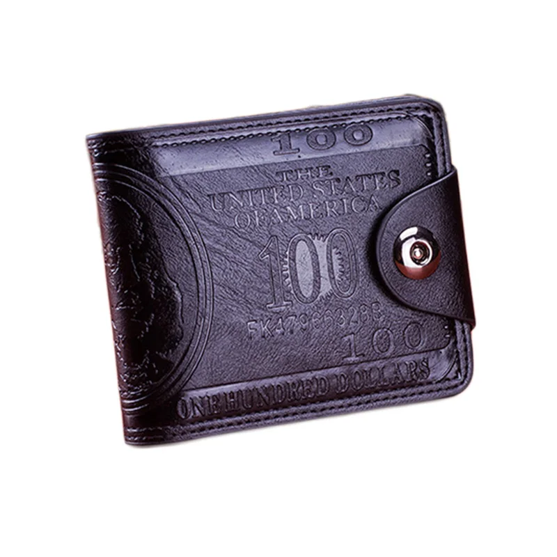 Брендовый кожаный мужской кошелек aisputent, долларов, цена, кошелек, повседневный клатч, кошелек для денег, сумка, держатель для карт, модная новинка - Цвет: B