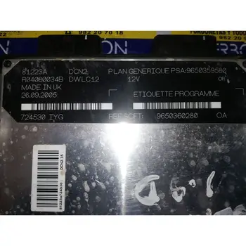 

9650360280 switchboard Engine EUA Citroen *