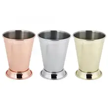 Красивые коктейльные чашки из нержавеющей стали 304, кружка для питья мяты Julep, домашние вечерние Принадлежности для бара, Клубные аксессуары для вина