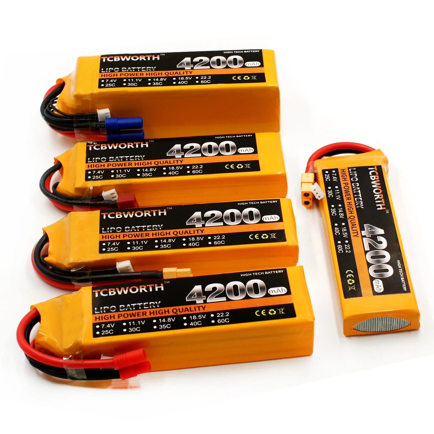 New Lipo Battery 3S 6S 11.1v 22.2v 1500mAh 2200mAh 3000mAh 3500mAh 4200mAh 5200mAh 6000mAh Battery XT60-T Deans Plug Car 3