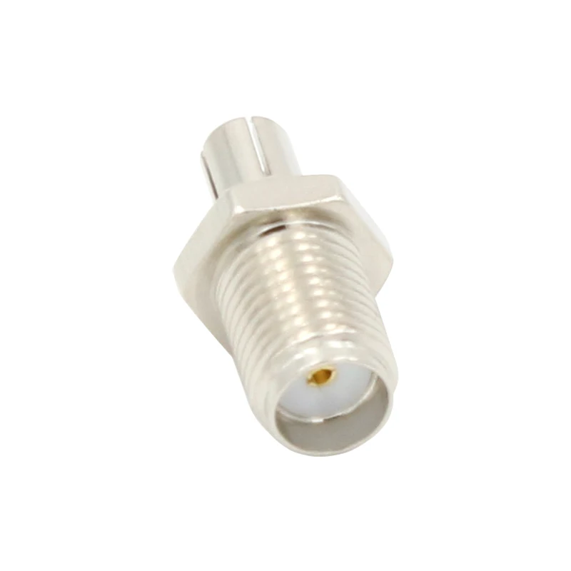 10PCS  SMA to TS9 adapter SMA female plug to TS9 male plug connector adapter nickelplated straight