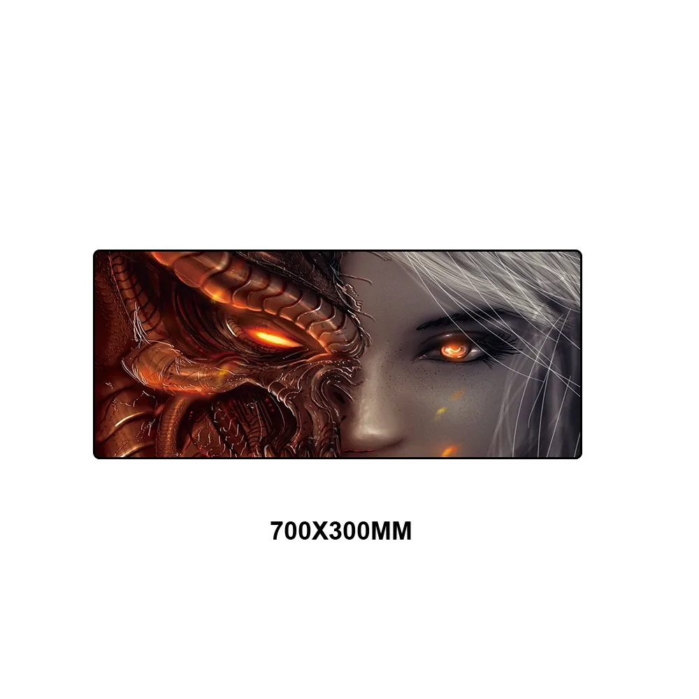 AHPHS-011 Diablo 3 коврик для мыши резиновый коврик XL большой игровой коврик для мыши геймер Противоскользящий ПК коврик для мыши Lockedge HD офисный коврик мышь для ноутбука - Цвет: AHPHS-011