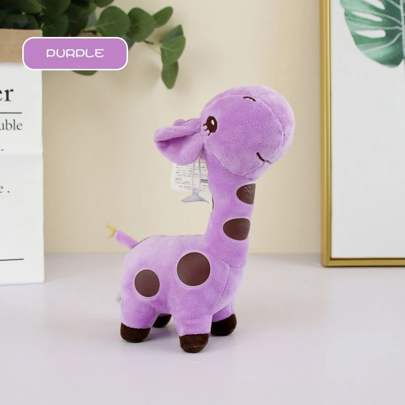 Мягкие игрушки Единорог Peluche 18 см мультфильм Kawaii Плюшевые кулон в форме жирафа мягкие животные Дети Плюшевые игрушки Рождество День рождения счастливый - Цвет: TOY206-4