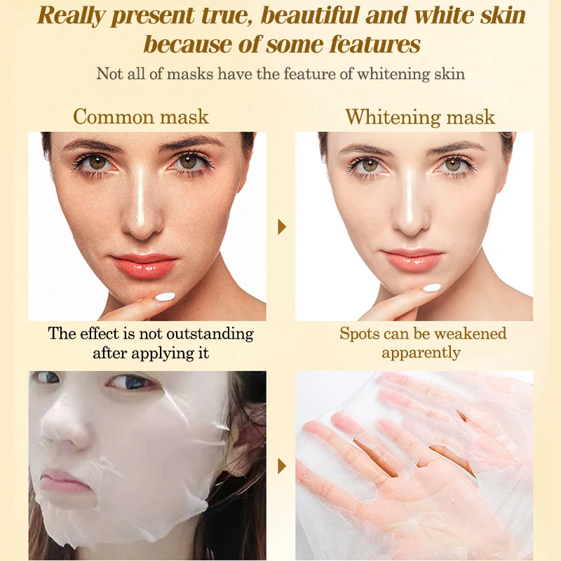 SENANA Whitening Freckle Removal Mask Nicotinamide Hydrating Moisturizing Anti Aging Face Mask Remove Dark Spot Skin 3