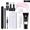 Poly UV Gel Kit All for Manicure Gel Nail Extension Set Slip Solution Builder Acrylic Gel Polish Nail Art Tool Design Fingertips 3