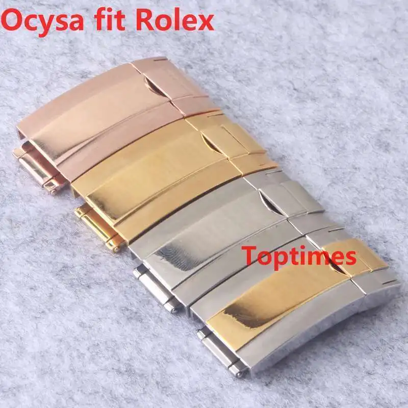 20 мм резиновый ремешок AAA розовое золото Ocysa синий SUB GMT водонепроницаемый ремешок для часов аксессуары для часов застежка