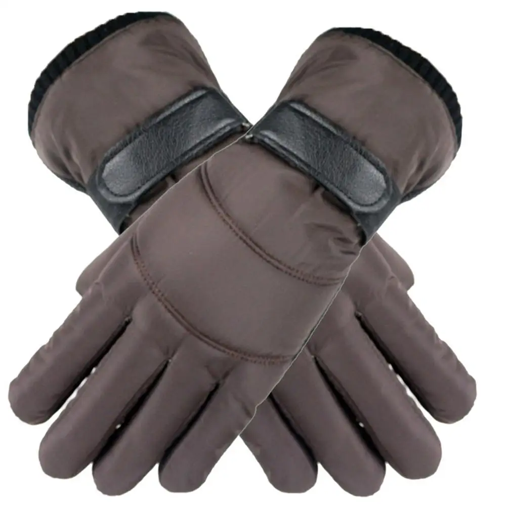ski snowboard gloves touch screen down cotton gloves windproof non-slip plus velvet gloves winter warm velvet gloves 30O10