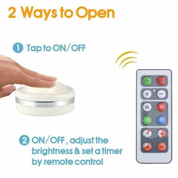 

Wireless remote control LED light kitchen mini lamp exquisite and practical low consumption