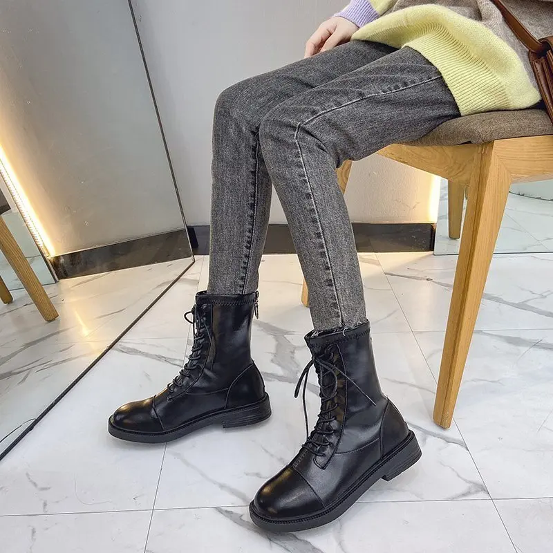 NEW Winter Boots Black Brown Short Plush Boots Female Women Shoes Round Toe Brand Women's Boots Ankle Boots 2020 Women Shoes NEW Winter Boots Black Brown Short Plush Boots Female Women Shoes Round Toe Brand Women's Boots Ankle Boots 2020 Women Shoes