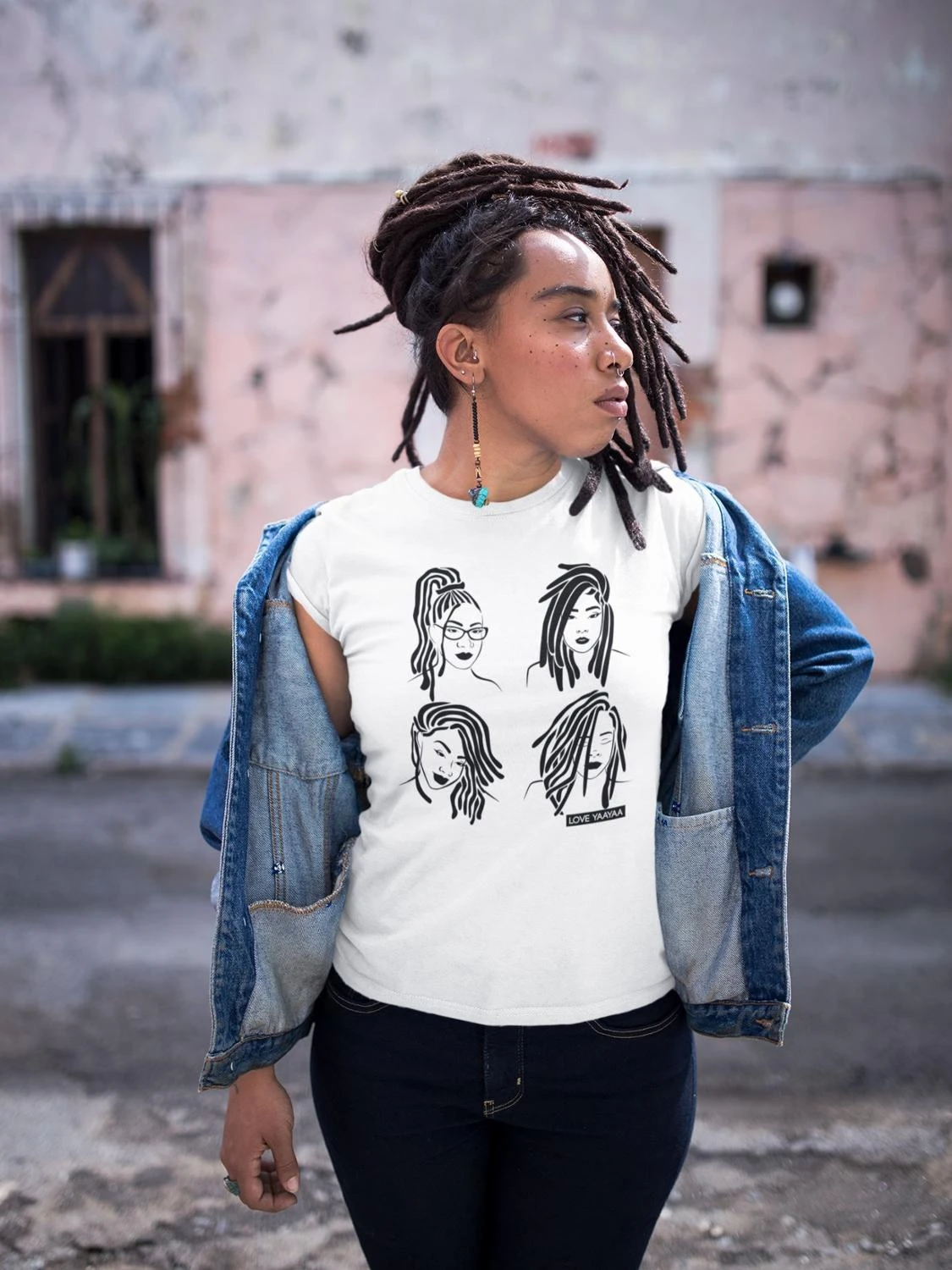 Dreadlocks Rock! T-shirt Funny Women Fashion 100% Cotton Vintage Hipster Graphic Tumblr Grunge Camisetas Unisex Tee Top Tshirts - T-shirts -