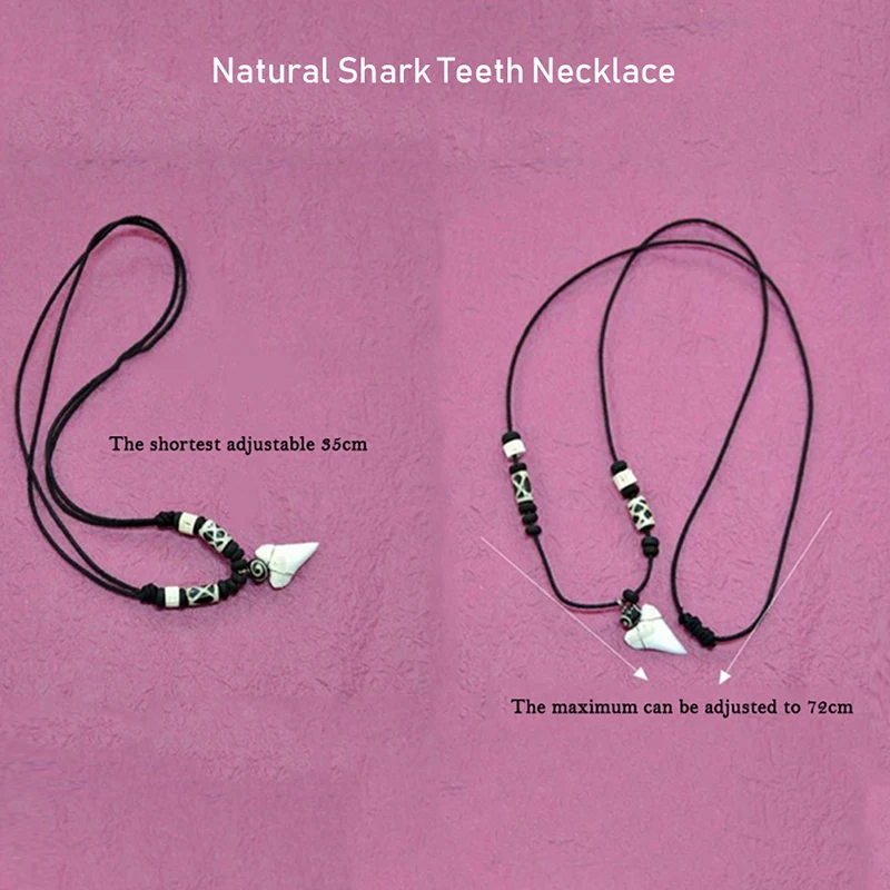 Unisexy кулон Neckleces Мода Специальный натуральный Акула Ожерелье зубы акулы зуб кулон воротник свитер вешалка Аксессуары