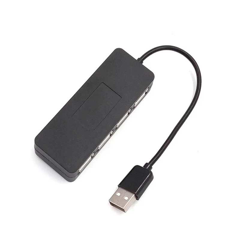 VIPATEY 480 Мбит/с 4-портовый USB HUB pcb с индивидуальным Вкл/Выкл кнопка Светодиодный свет Совместимость WIN7/WIN8/WIN10/IOS/Другое устройств