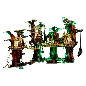 

Vonado 10236 Block LED Accs USB Powered LED Light Building Block Modified Kit for Ewok Bear Village 10236 LED Christmas toy