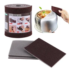 Esponja nano esmeril para cozinha, esponja mágica de 100cm x 9cm para limpar ferrugem pote de esponja para limpeza de cozinha em casa