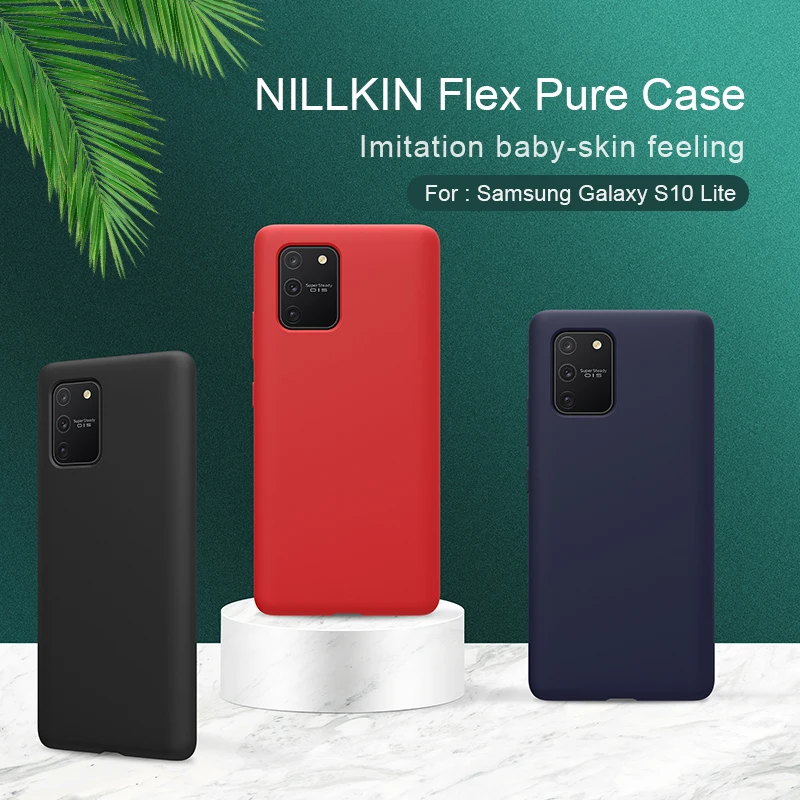 Для Samsung Galaxy S10 Lite чехол Funda S20 NILLKIN Flex чистый тонкий мягкий жидкий Силиконовый