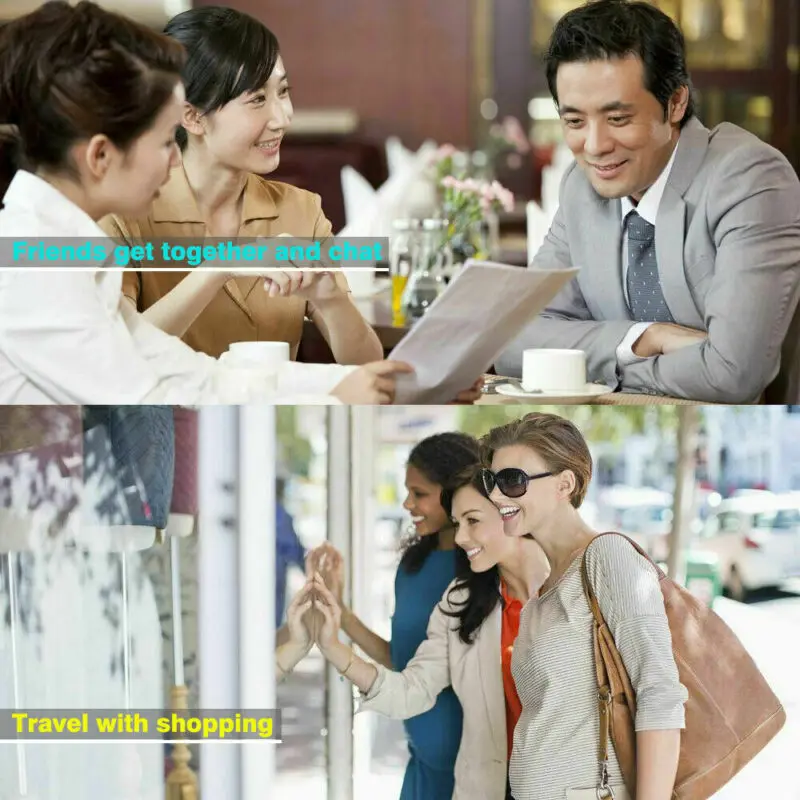 Smart Voice Translator Portable Two-Way Real Time 68 Language 2 in 1 Text Translation for Learning Travel Meeting