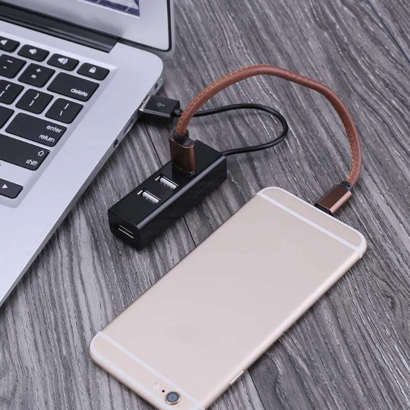 BASIX USB концентратор 2,0 4 порта USB2.0 концентратор Высокоскоростной USB сплиттер адаптер для ПК компьютер ноутбук Hab Usb2.0