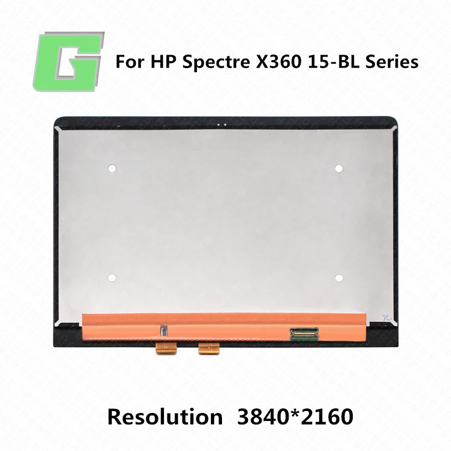 911082-001 NV156QUM-N72 UHD ЖК сенсорный экран в сборе с дигитайзером для HP Spectre X360 15-BL 15-bl000na