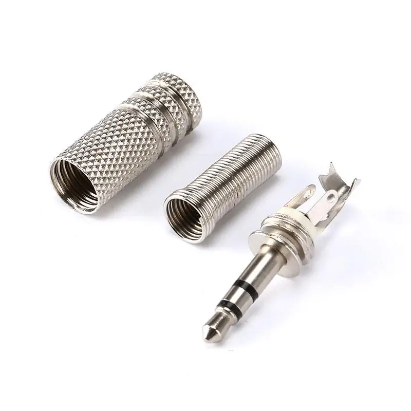 2Pcs Stereo 3.5mm 18in Headphone Earphone DIY Male Audio Jack Plug Solder Connectors for Computers Laptops Tablets MP3 Hot Sale (4)