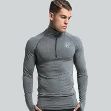 Sik Silk Мужская футболка Повседневная футболка с длинным рукавом для мужчин Шелковый женский Шелковый костюм для дома модная Толстовка фитнес облегающая футболка Siksilk