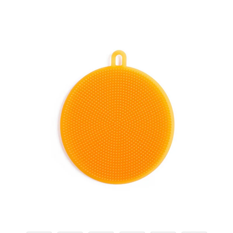 Yellow Волшебная силиконовая щетка для мытья посуды, кухонная щетка для мытья посуды, бытовая силиконовая щетка для мытья посуды, горшок, сковорода, чистящее средство - Цвет: Yellow