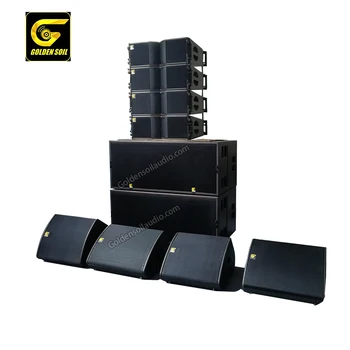 

KARA line array boxes mini 8 inch line array speaker SB28 subwoofer professinal speaker video