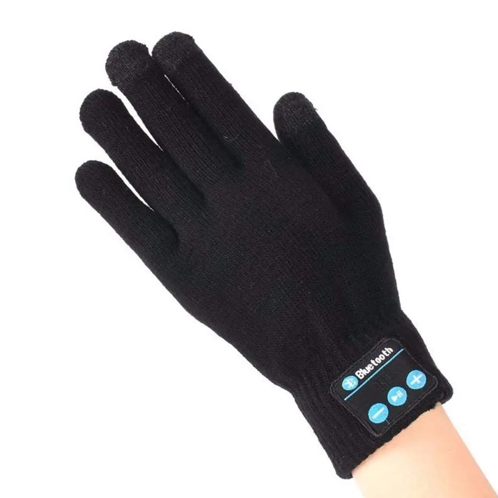 1pair Bluetooth Touchscreen sports Gloves, Touch Screen Knit Winter Talking Gloves with Bluetooth