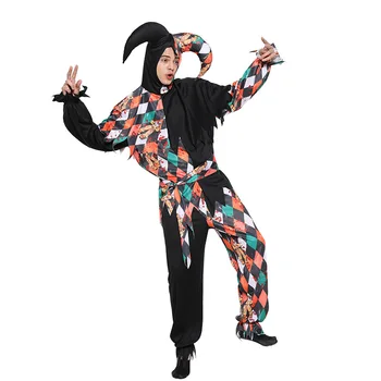 

Cosplay Costume Dress Horror Clown Halloween Adult Material Item Type Source Characters Carnival Fancy Bloody Brand Name Gender