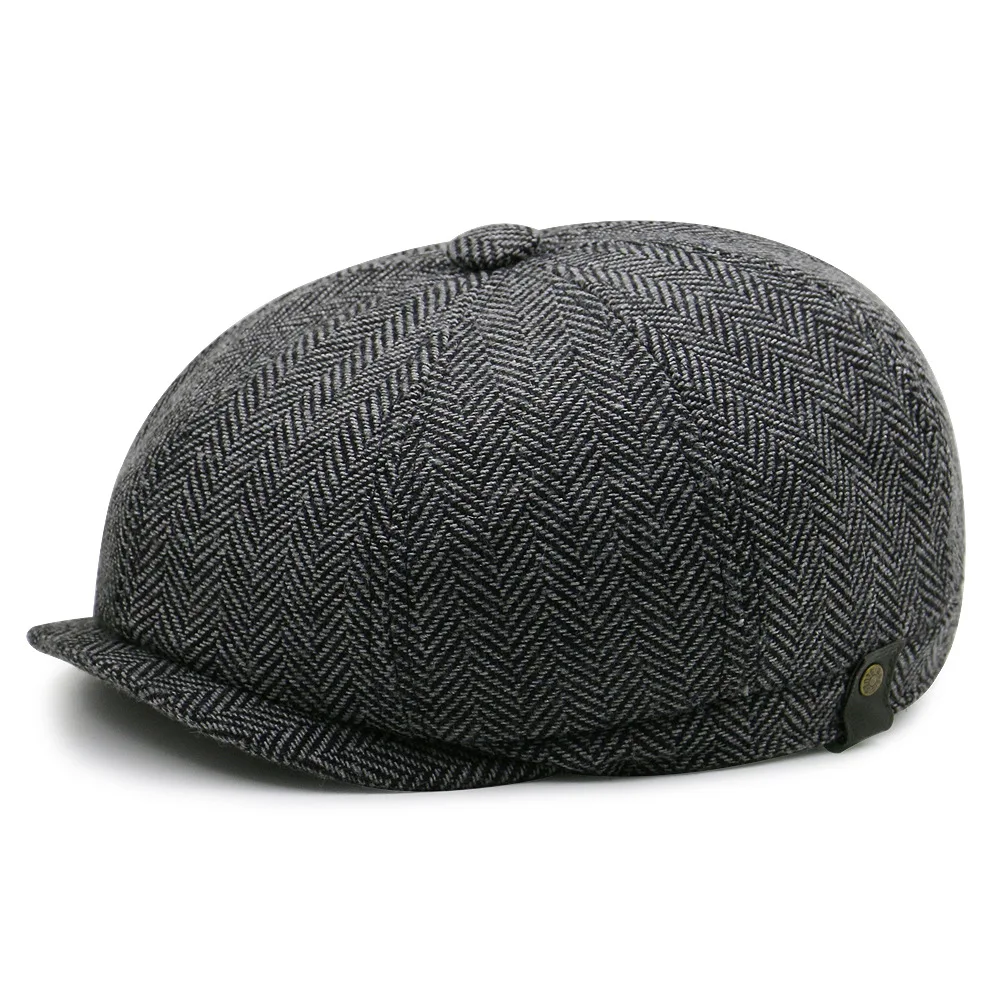 New 1 Peaky Blinders, мужские береты, шапка, осень, новая, винтажная, с узором в елочку, восьмиугольная шапка Wo, мужская, повседневная, тыква, шапка в стиле Гэтсби, плоская, берет, шапки - Цвет: New 1