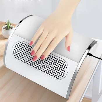 

ROHWXY Nail Collector For Cleanning Nail Dust Vacuum Cleaner Machine For Manicure 40W Nail Dust Collector For Nail Art Tools
