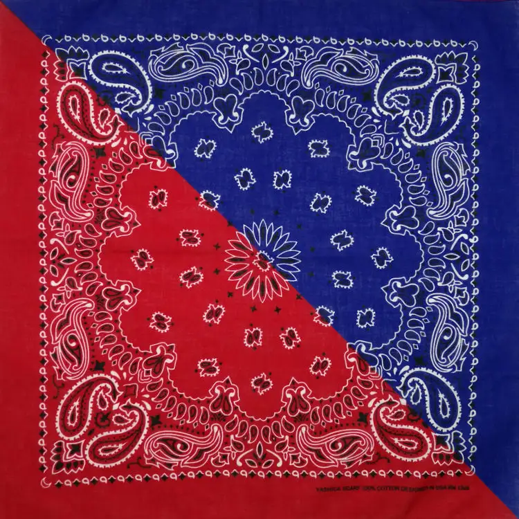 New Fashion Hip Hop 100% Cotton Bandana Square Scarf 55cm*55cm Black Red Paisley Headband Printed For Women/Men/Boys/Girls - Image 48