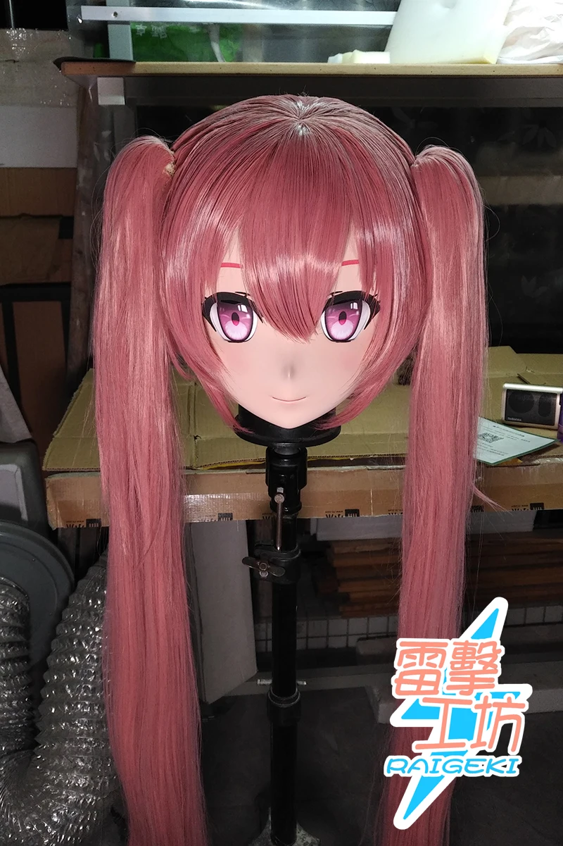 (RAIGEKI MAKS 132) Силиконовая Хеллоуин маска для косплея девушка Crossdressing BJD кукла