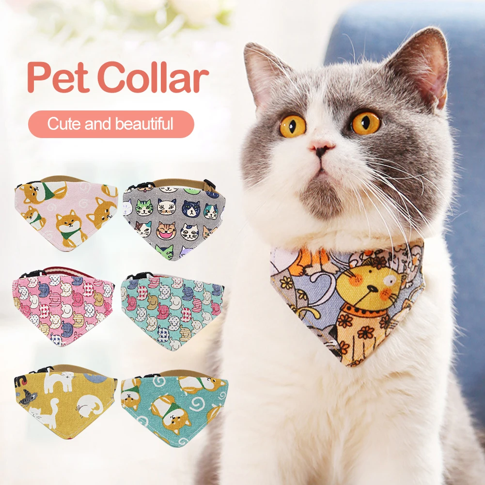 Fashion Adjustable Dog Bibs For Small Dogs Collars Tie Necktie Cat