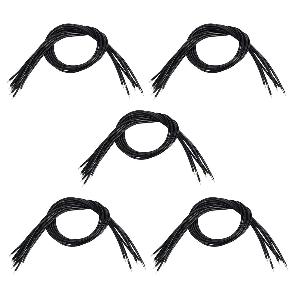 50Pcs Guitar Amp Lead Cord Cable Single Core Connecting Wire for Musical
