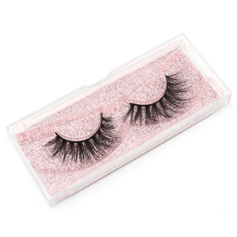

Natural Black Long Sparse Crossed False Eyelashes False Eyelash Extension Makeup Tool Ladies Popular Mink False Eyelashes