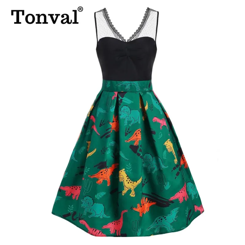 50s style midi dress