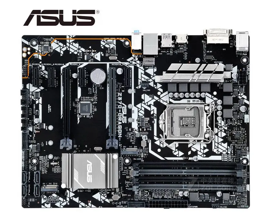 Б/у оригинальная материнская плата ASUS для intel LGA 1151 DDR4 I3 I5 I7 USB2.0 USB3.0 USB3.1|Материнские