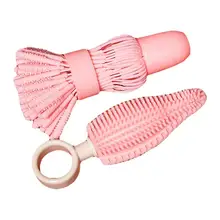 Juego de cepillos para biberón, cepillo limpiador multifuncional de silicona para biberón, diseño ergonómico, para lavar